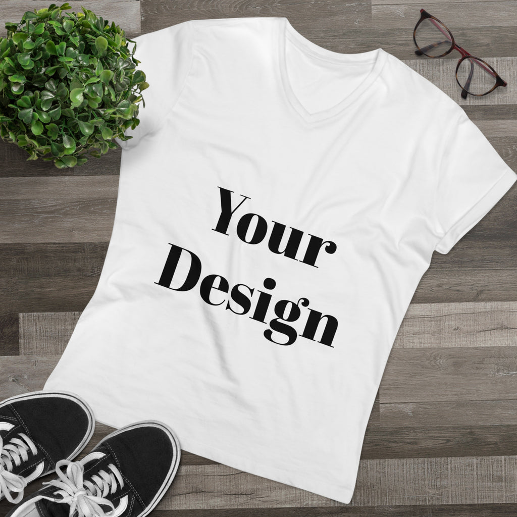 Customizable Unisex V-Neck T-Shirt