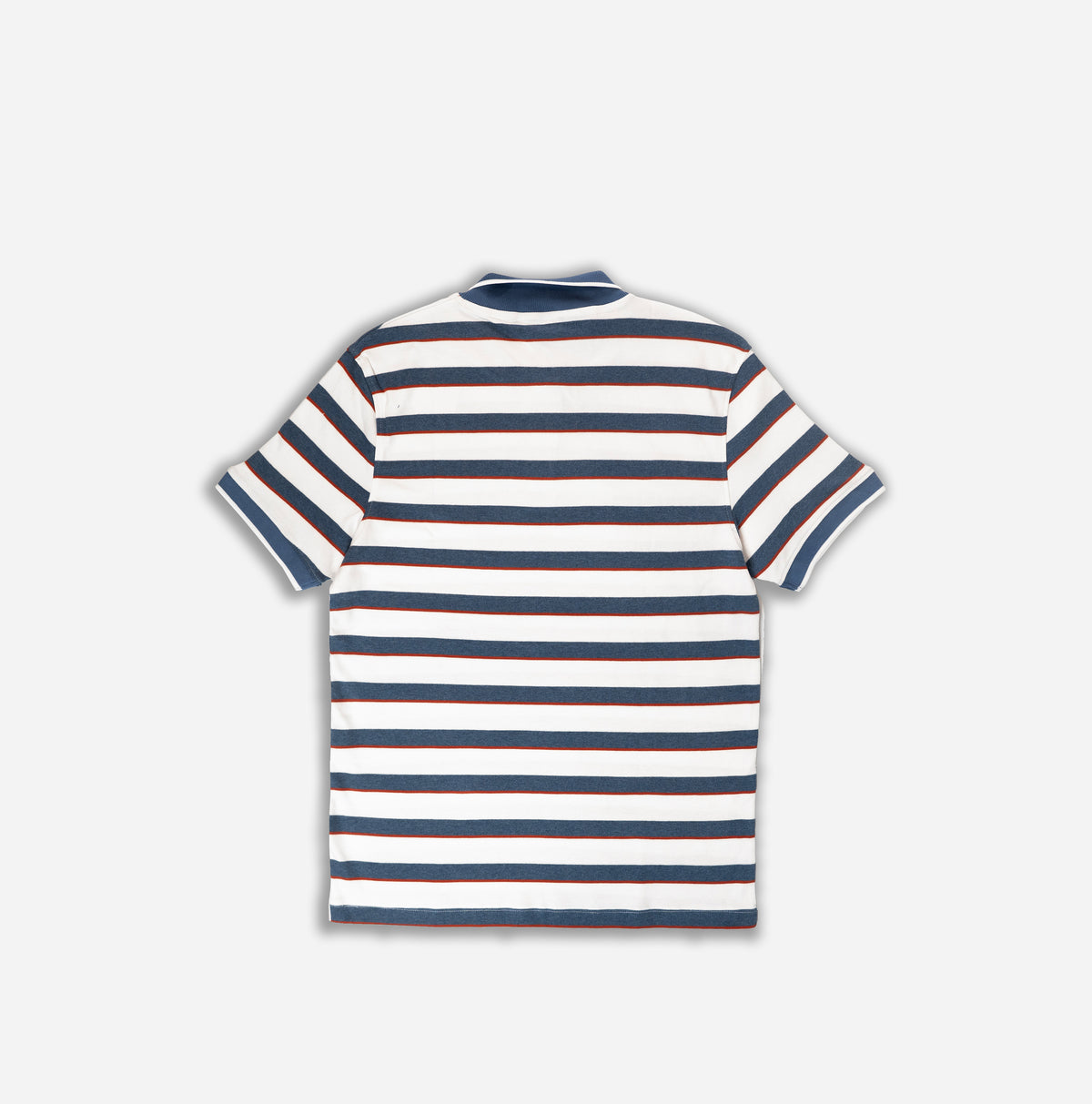 Classic Striped Cotton Polo T-Shirt
