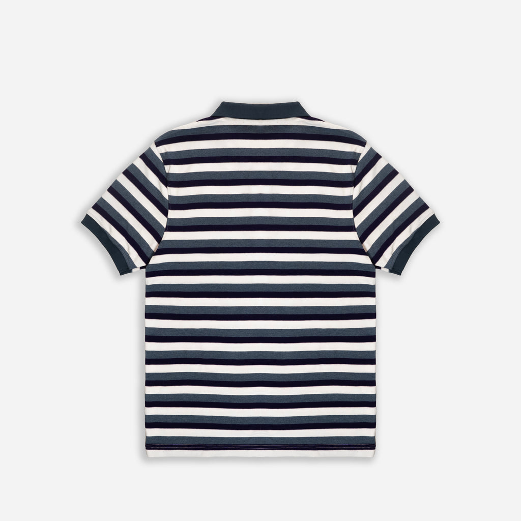 Classic Striped Cotton Polo T-Shirt